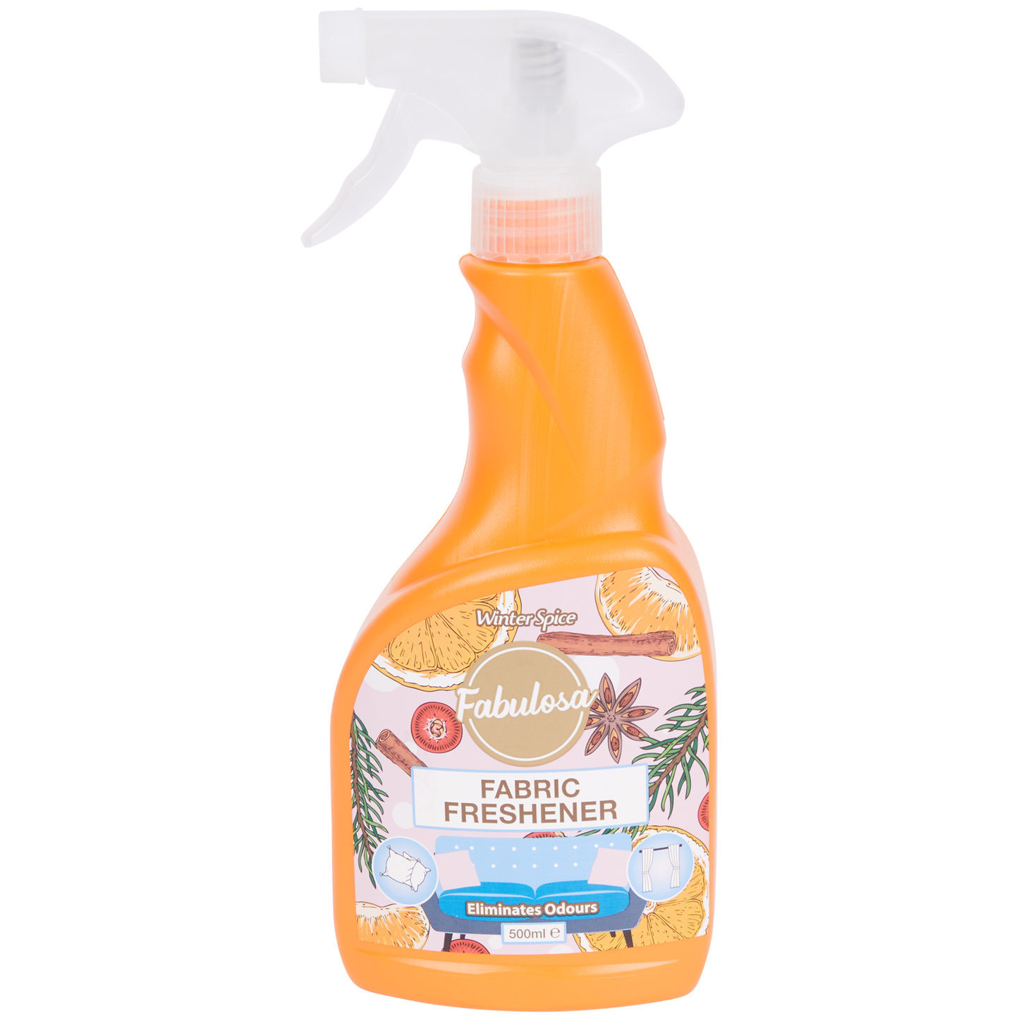 Fabulosa Ambientador de habitaciones y telas especias de invierno 500 ml