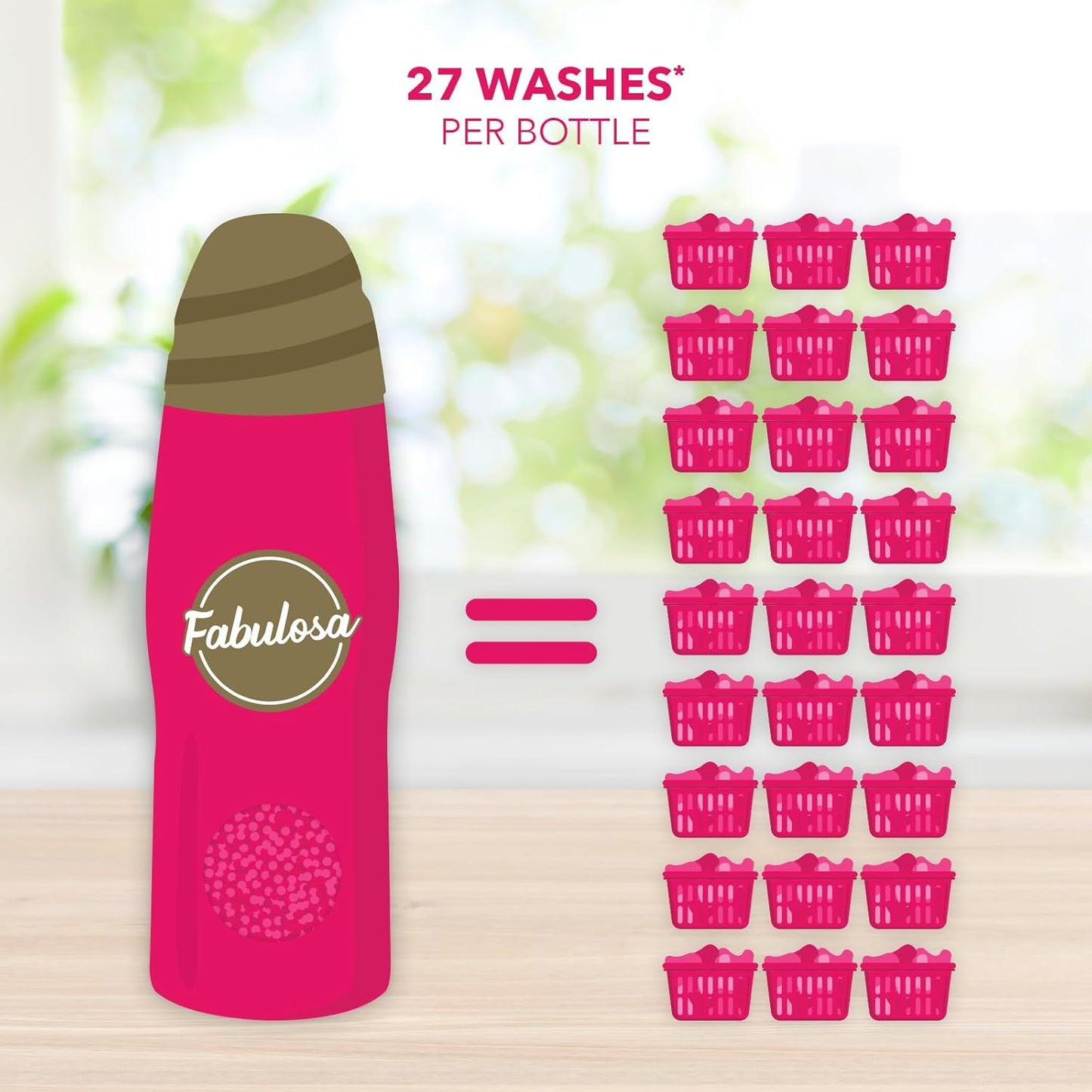 Fabulosa En -wash Fragance Boost - Cotton Fresh - 27 Washes - Edición limitada