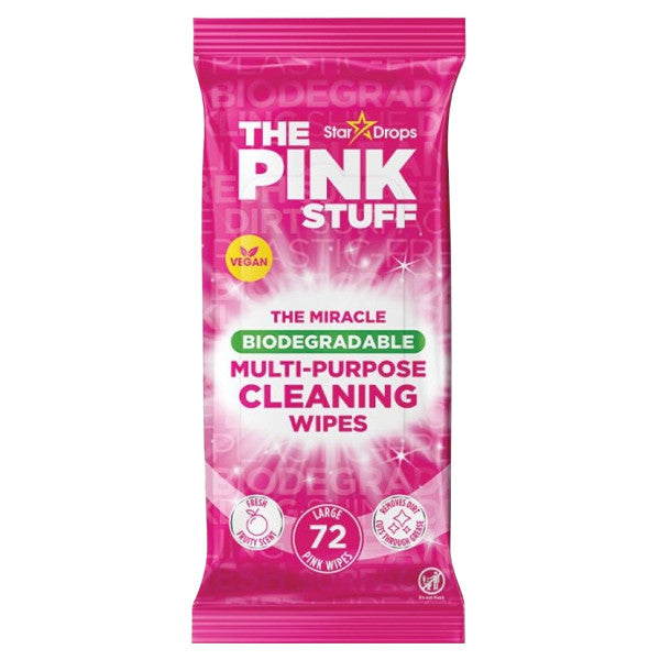 The Pink Stuff Antibacteriele Reinigingsdoekjes Biologisch afbreekbaar 72 stuks - Limited Edition