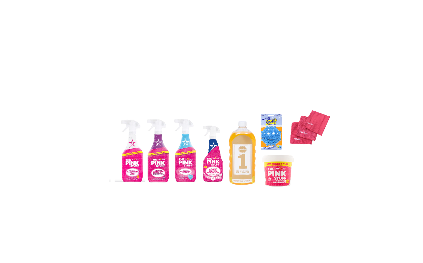 The Pink Stuff New Year Cleaning Set - Basic