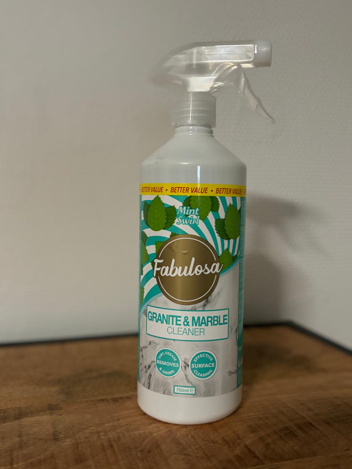 Fabulosa Spray para granito y mármol Mint Swirl 750 ml | Edición limitada