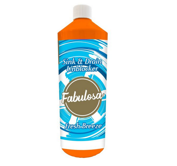 Fabulosa Sink & Drain Unblocker Fresh Breeze 1000ml