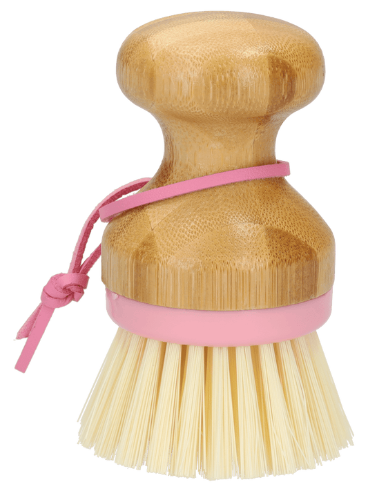 Pink Dish Brush Bamboo Small