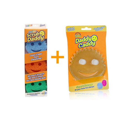 Scrub Daddy Gift Set - 3 pack Scrub Daddy με θήκη