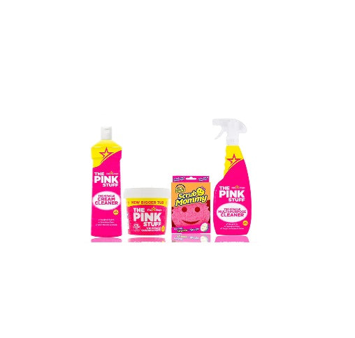 The Pink Stuff - My First Bundle - 1 pasta de 850g, creme de limpeza, limpador multiuso, esfoliante mamãe